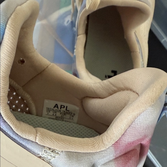 APL Beige and Blue Athletic Shoes